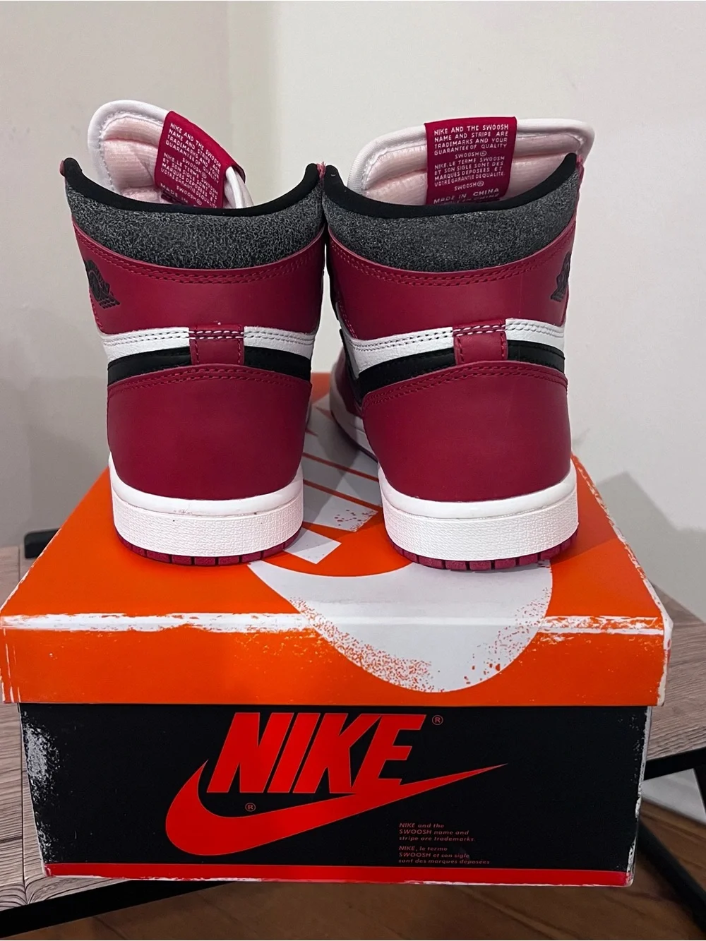 Nike Air Jordan 1 Retro High Chicago Lost and Found Sneakers